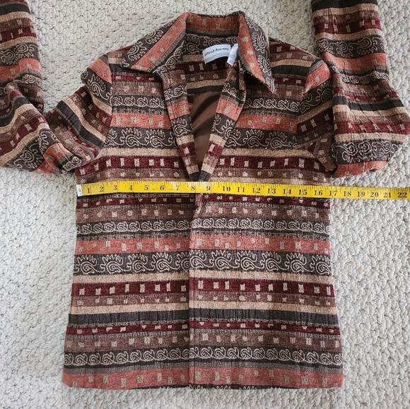 Alfred Dunner Jacquard Jacket - Picture 11 of 12